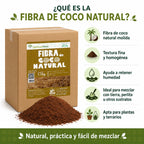 Caja Fibra De Coco Optimus Plant 8 Bolsas Para Sustratos