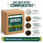 Caja De Sustrato Para Plantas Optimus Plant 8 Bolsas 2.2 Kg