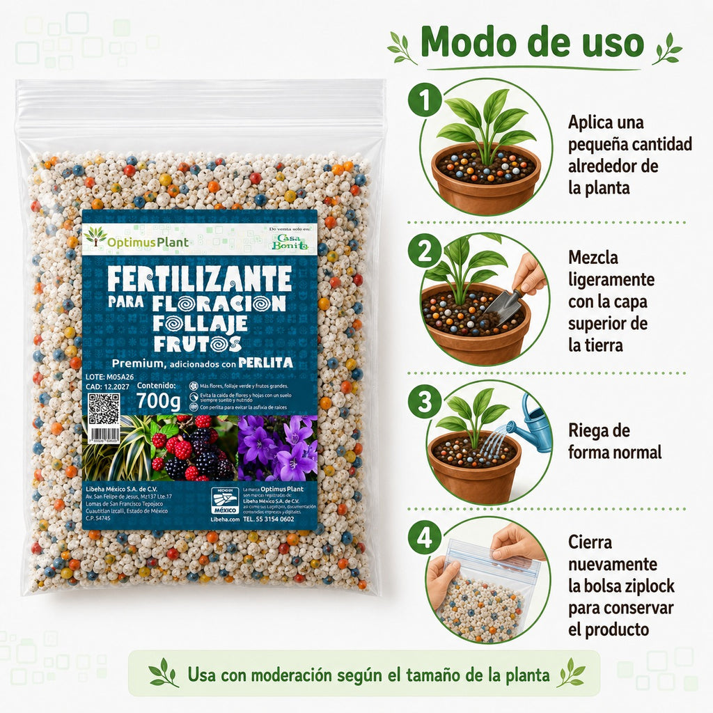 Fertilizante Optimus Plant 700g
