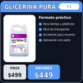 Glicerina Pura de 20, 4 y 1 Litros