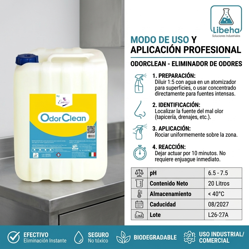 Eliminador De Olores De Mascotas Concentrado 20 Litros