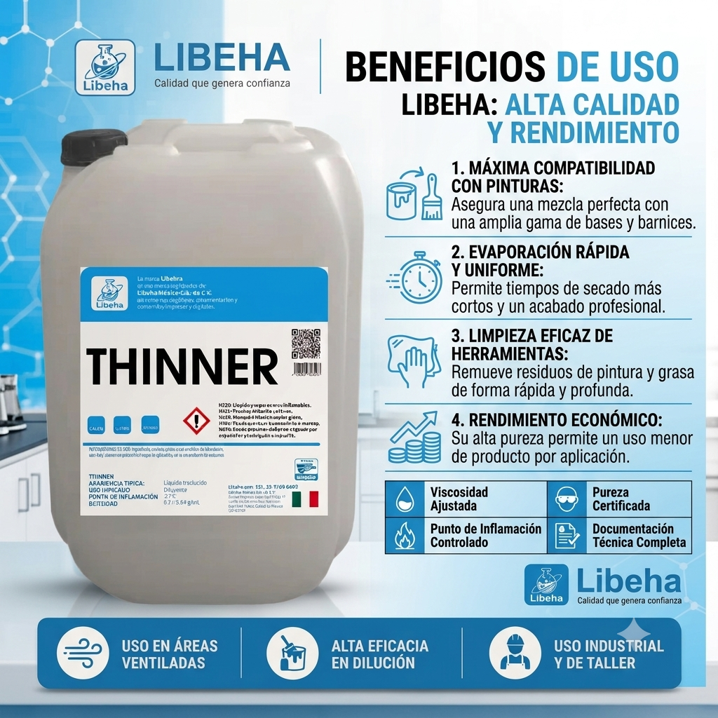 Thinner Estandar Bidon De 20 Litros