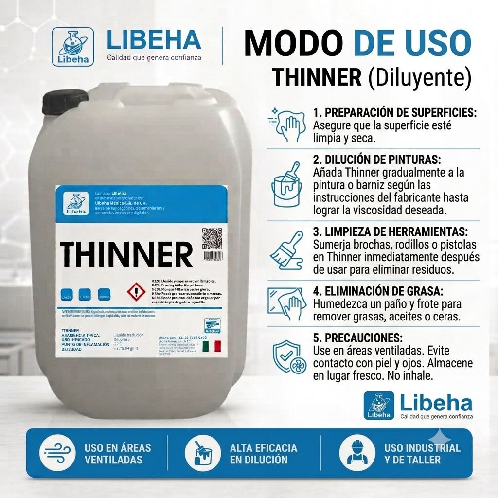 Thinner Estandar Bidon De 20 Litros