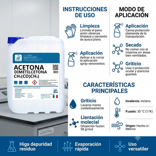 Acetona De 20 L Acetona