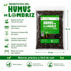 Humus De Lombriz Californiana 400g Para Plantas