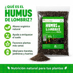 Humus De Lombriz Californiana 400g Para Plantas