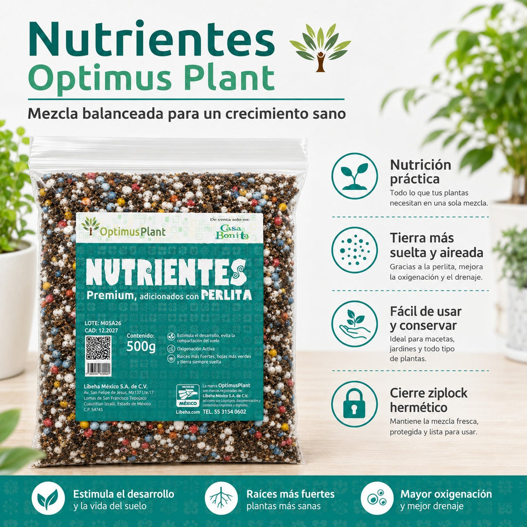 Nutrientes Optimus Plant 500g