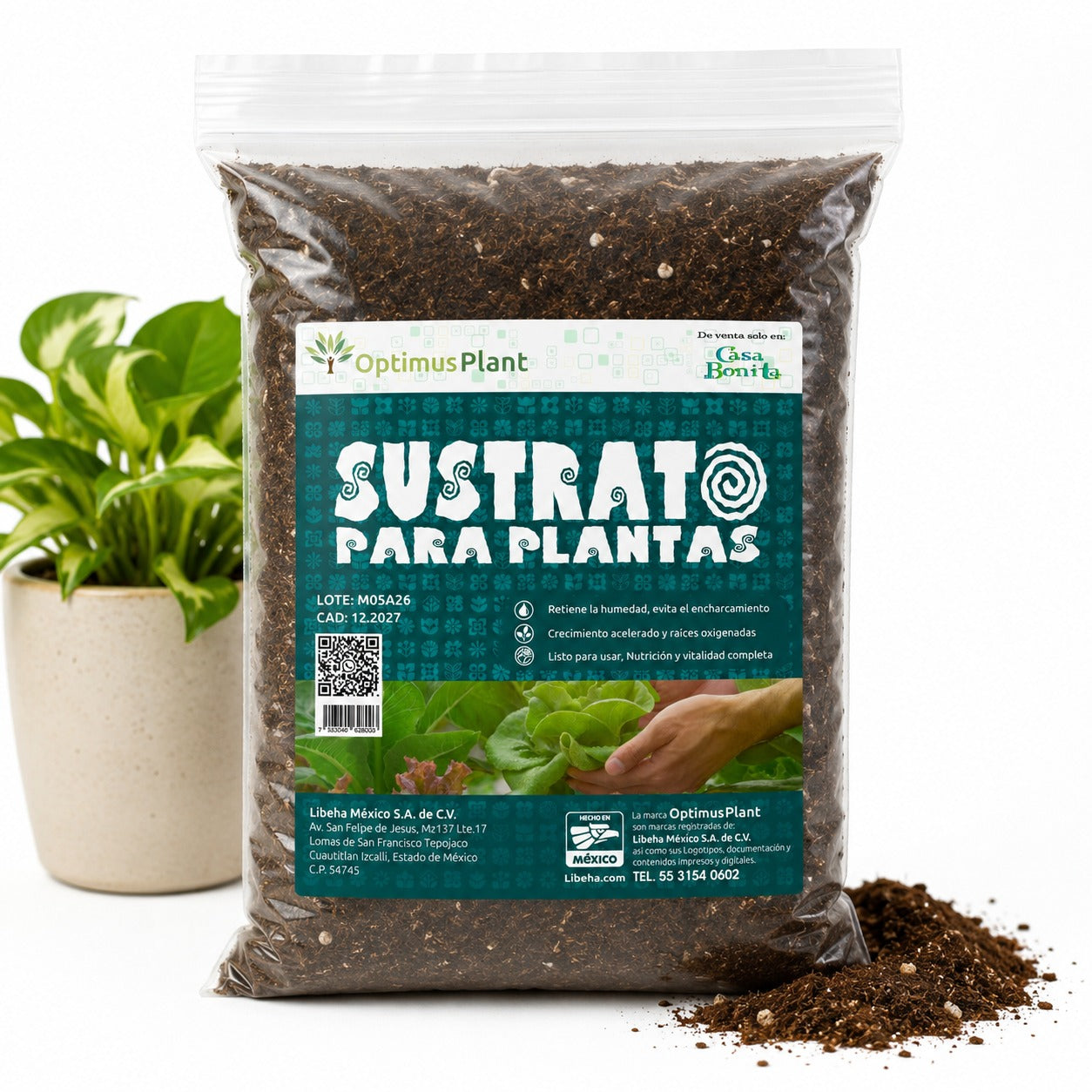 SUSTRATO PARA PLANTAS 2.2 KG