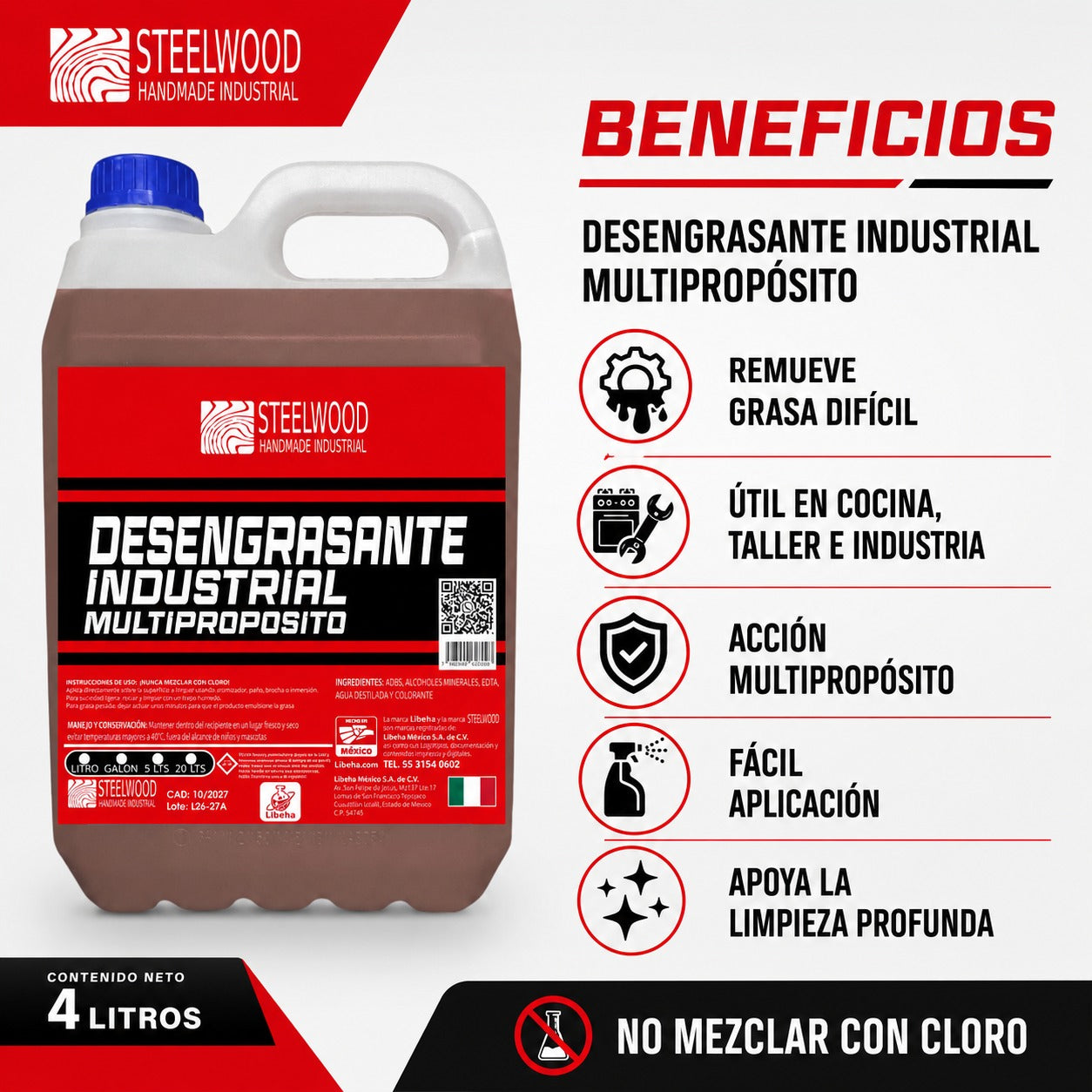 Desengrasante 4 Litros