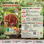 Hortaflor Semillas De Amaranto 1gr Rinde Para 1,000 Plantas