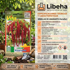 Hortaflor Semillas De Amaranto 1gr Rinde Para 1,000 Plantas