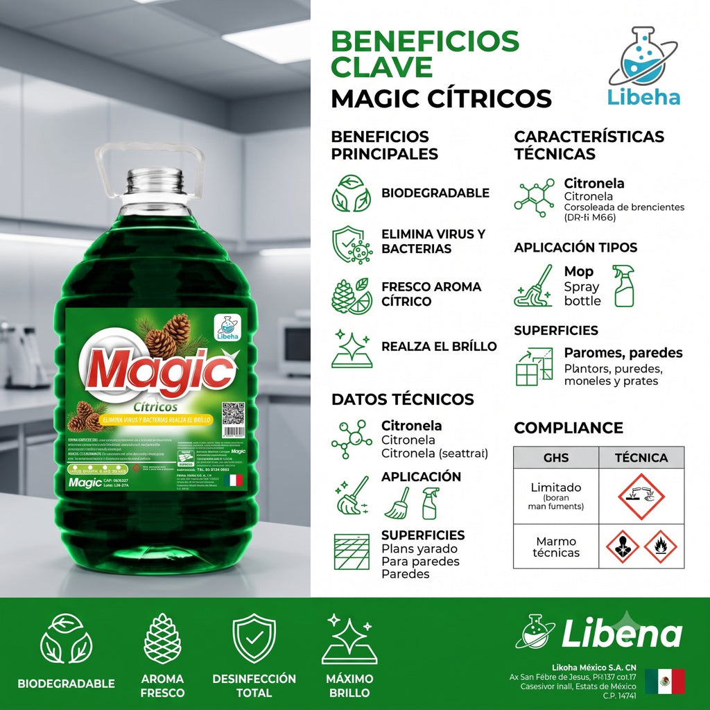 Jabon Lava Trastes 5l Magic