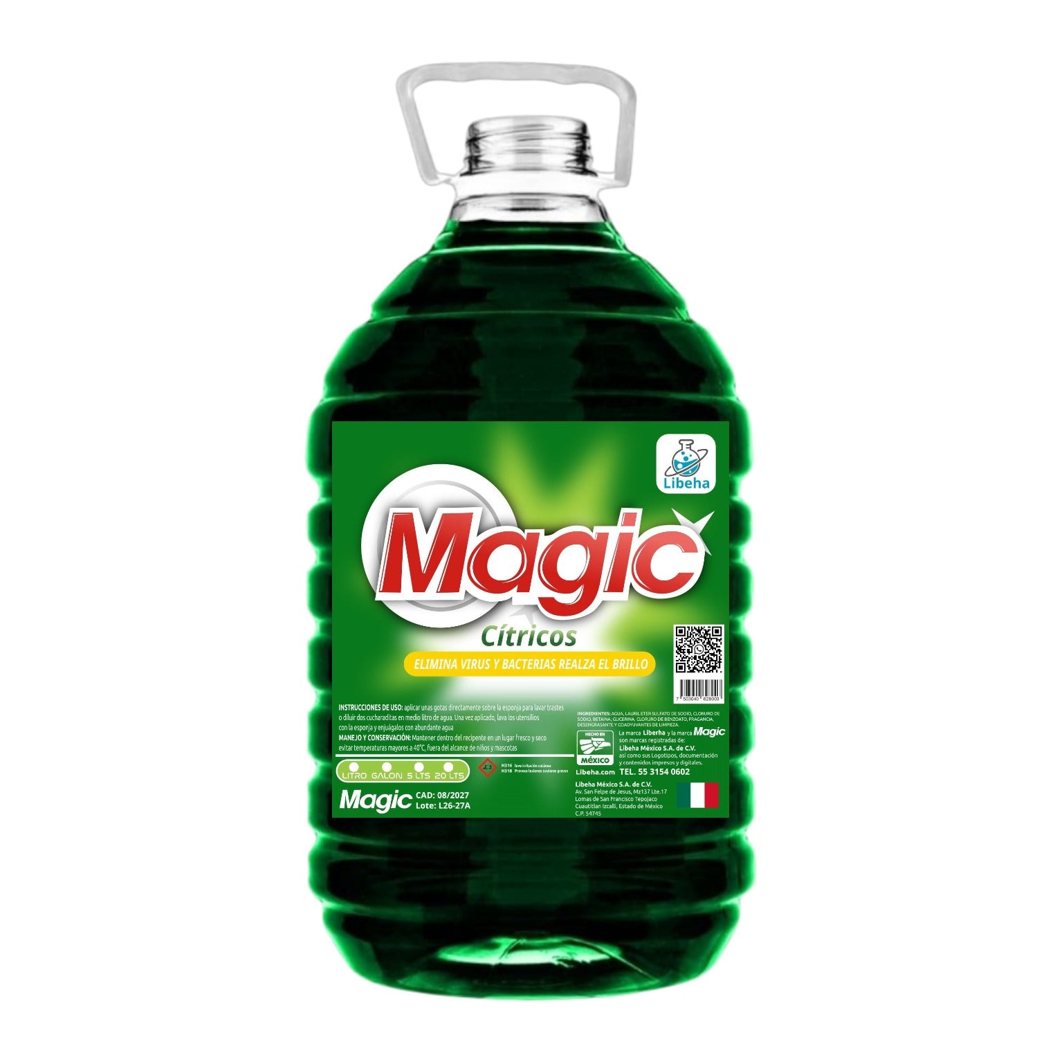 Jabon Lava Trastes 5l Magic