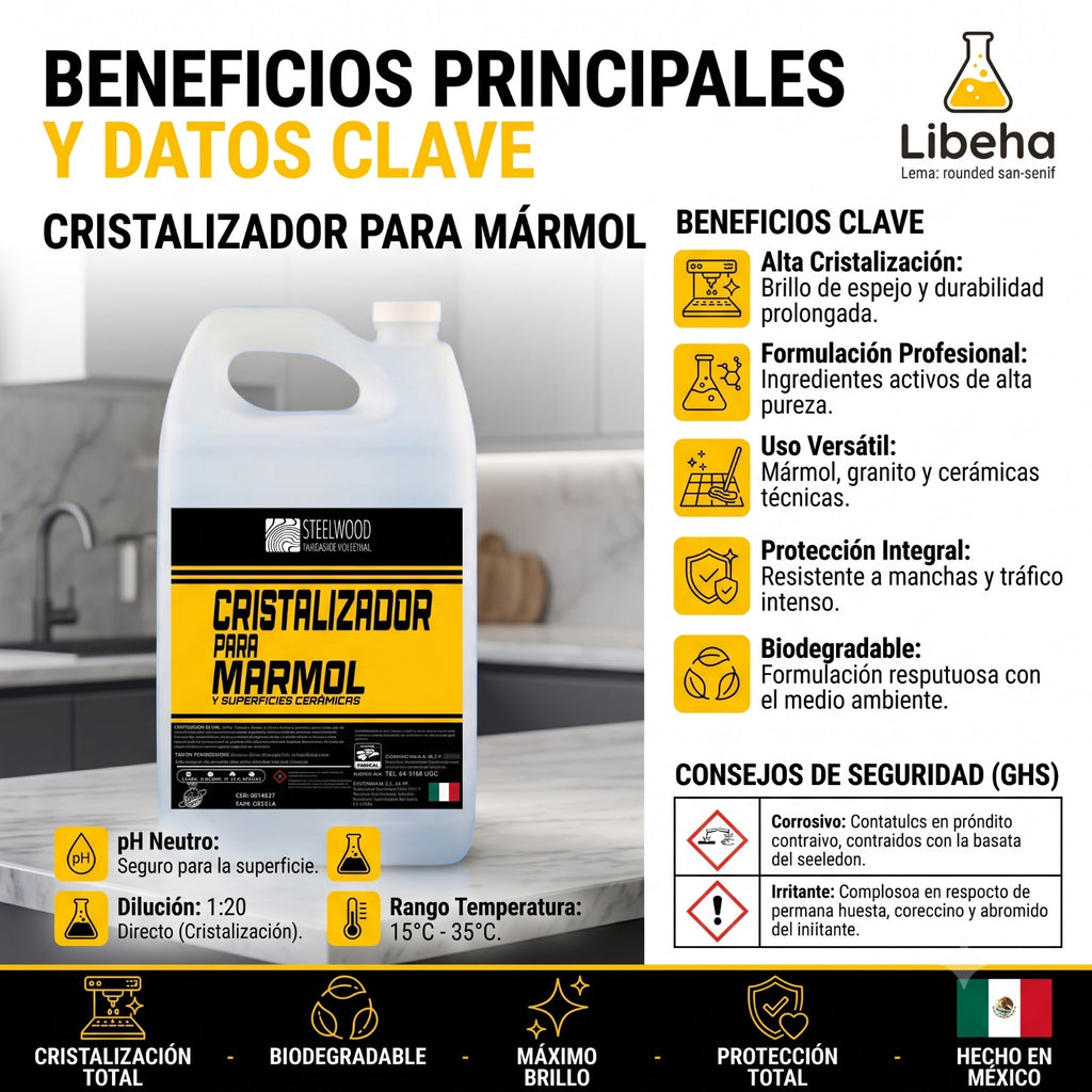Cristalizador Para Mármol 4L