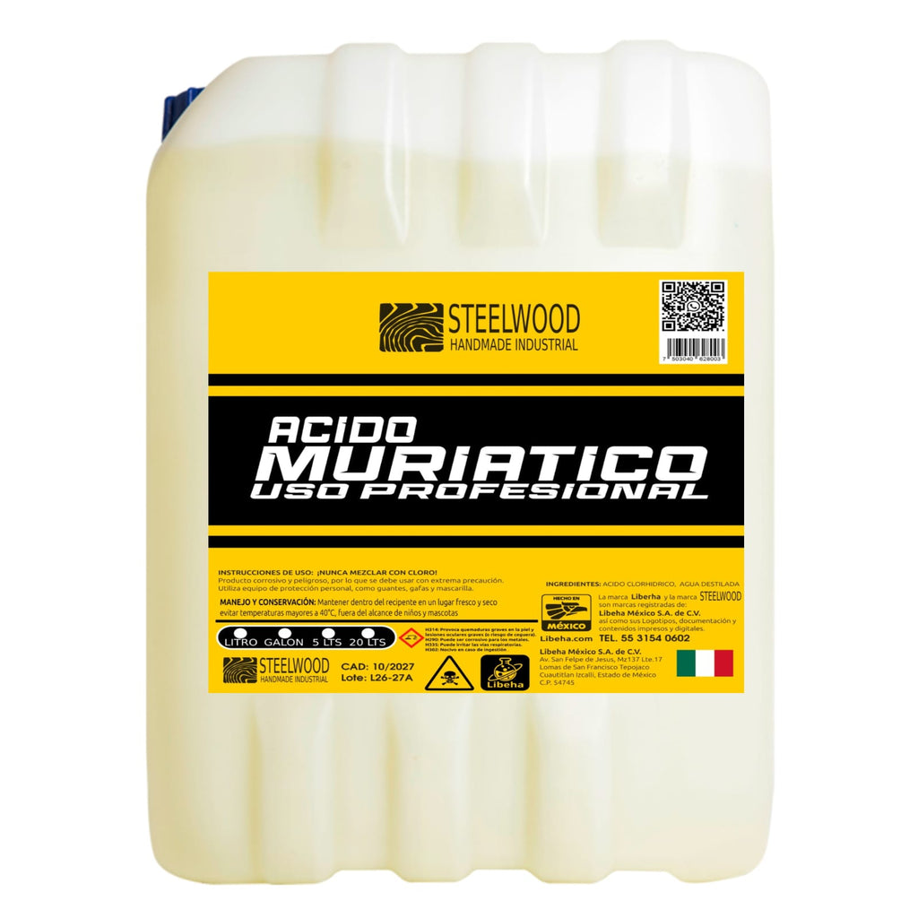 Limpiador Ácido Muriático 20 Litros