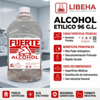 Alcohol Etílico Al 96% Presentación 5 Litros (pack 2 Piezas)