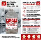 Alcohol Etílico Al 96% Presentación 5 Litros (pack 2 Piezas)