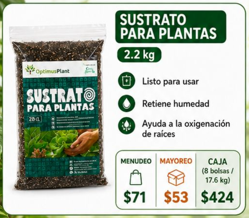 SUSTRATO PARA PLANTAS 2.2 KG